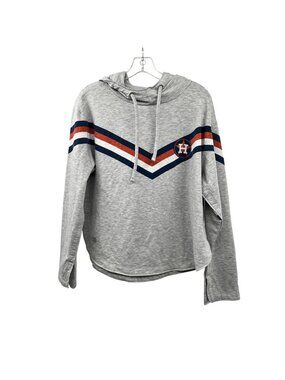 Major League Fitness Womens Houston Astros Hoodie Gray/Multi Size Large